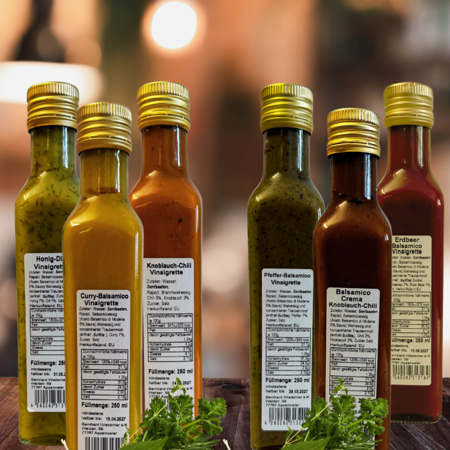 Wiedemer Vinaigrette Kollektion